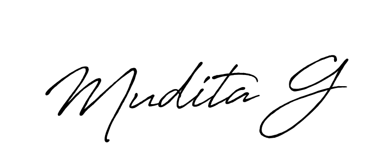 Best and Professional Signature Style for Mudita G. Antro_Vectra_Bolder Best Signature Style Collection. Mudita G signature style 7 images and pictures png