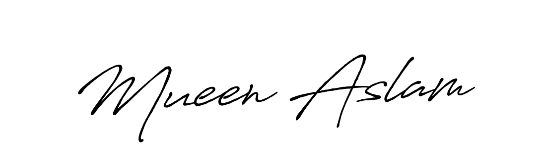 Once you've used our free online signature maker to create your best signature Antro_Vectra_Bolder style, it's time to enjoy all of the benefits that Mueen Aslam name signing documents. Mueen Aslam signature style 7 images and pictures png