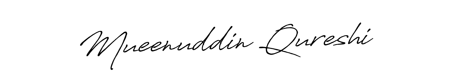 How to make Mueenuddin Qureshi signature? Antro_Vectra_Bolder is a professional autograph style. Create handwritten signature for Mueenuddin Qureshi name. Mueenuddin Qureshi signature style 7 images and pictures png