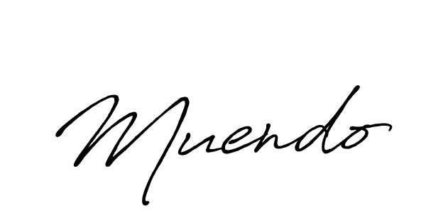 Create a beautiful signature design for name Muendo. With this signature (Antro_Vectra_Bolder) fonts, you can make a handwritten signature for free. Muendo signature style 7 images and pictures png