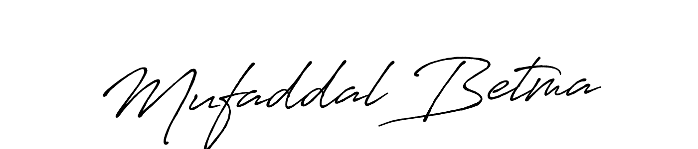 Use a signature maker to create a handwritten signature online. With this signature software, you can design (Antro_Vectra_Bolder) your own signature for name Mufaddal Betma. Mufaddal Betma signature style 7 images and pictures png