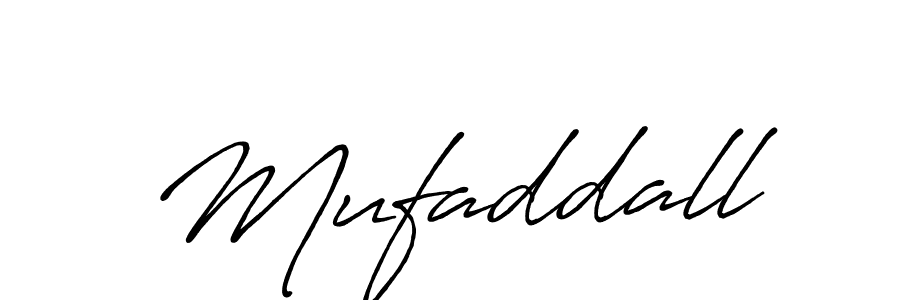 Make a beautiful signature design for name Mufaddall. With this signature (Antro_Vectra_Bolder) style, you can create a handwritten signature for free. Mufaddall signature style 7 images and pictures png