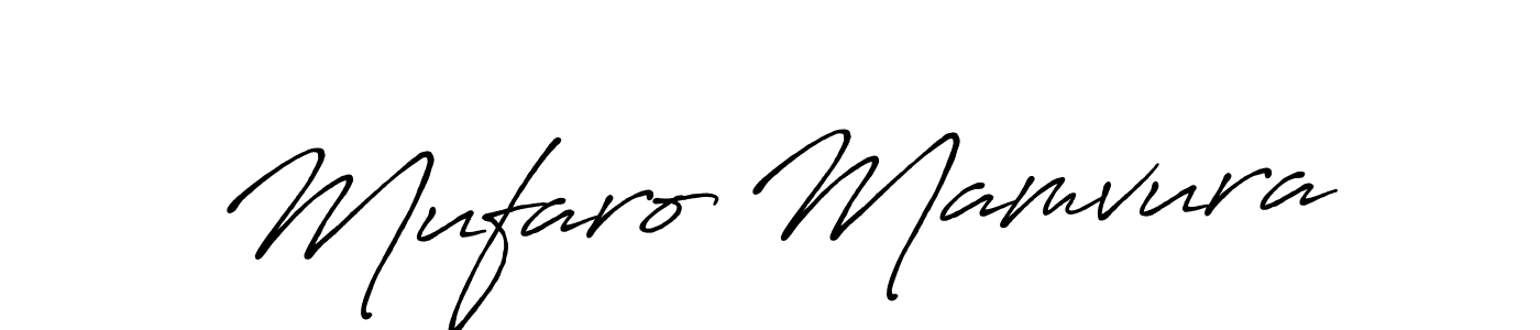 How to make Mufaro Mamvura signature? Antro_Vectra_Bolder is a professional autograph style. Create handwritten signature for Mufaro Mamvura name. Mufaro Mamvura signature style 7 images and pictures png
