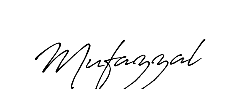 Create a beautiful signature design for name Mufazzal. With this signature (Antro_Vectra_Bolder) fonts, you can make a handwritten signature for free. Mufazzal signature style 7 images and pictures png