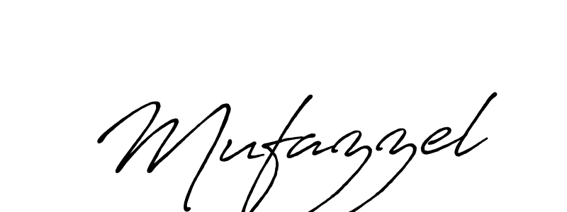 How to make Mufazzel signature? Antro_Vectra_Bolder is a professional autograph style. Create handwritten signature for Mufazzel name. Mufazzel signature style 7 images and pictures png