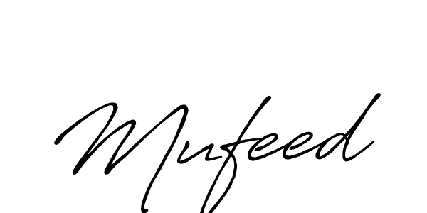 Also we have Mufeed name is the best signature style. Create professional handwritten signature collection using Antro_Vectra_Bolder autograph style. Mufeed signature style 7 images and pictures png