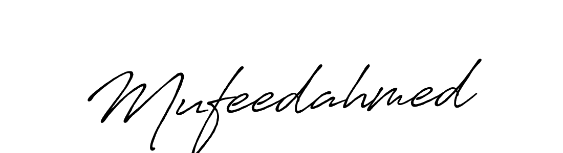 The best way (Antro_Vectra_Bolder) to make a short signature is to pick only two or three words in your name. The name Mufeedahmed include a total of six letters. For converting this name. Mufeedahmed signature style 7 images and pictures png