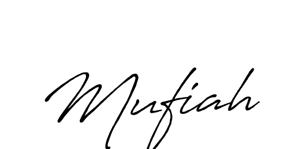 Make a beautiful signature design for name Mufiah. Use this online signature maker to create a handwritten signature for free. Mufiah signature style 7 images and pictures png