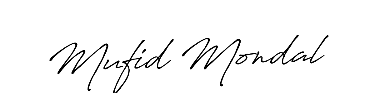 Make a beautiful signature design for name Mufid Mondal. Use this online signature maker to create a handwritten signature for free. Mufid Mondal signature style 7 images and pictures png