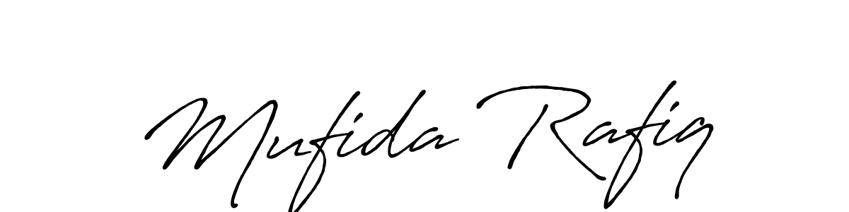 Once you've used our free online signature maker to create your best signature Antro_Vectra_Bolder style, it's time to enjoy all of the benefits that Mufida Rafiq name signing documents. Mufida Rafiq signature style 7 images and pictures png