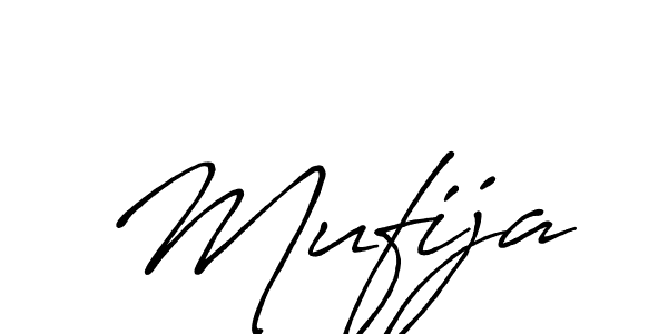 How to make Mufija signature? Antro_Vectra_Bolder is a professional autograph style. Create handwritten signature for Mufija name. Mufija signature style 7 images and pictures png