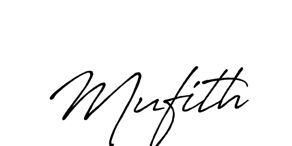 Mufith stylish signature style. Best Handwritten Sign (Antro_Vectra_Bolder) for my name. Handwritten Signature Collection Ideas for my name Mufith. Mufith signature style 7 images and pictures png