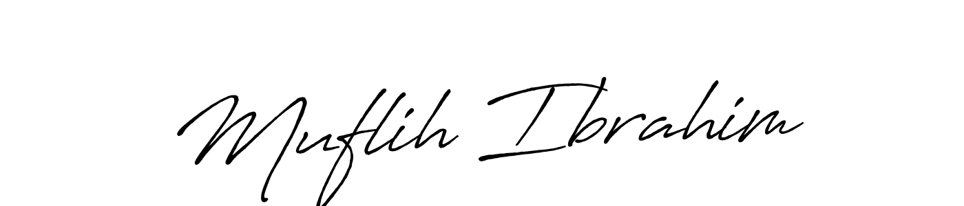 It looks lik you need a new signature style for name Muflih Ibrahim. Design unique handwritten (Antro_Vectra_Bolder) signature with our free signature maker in just a few clicks. Muflih Ibrahim signature style 7 images and pictures png