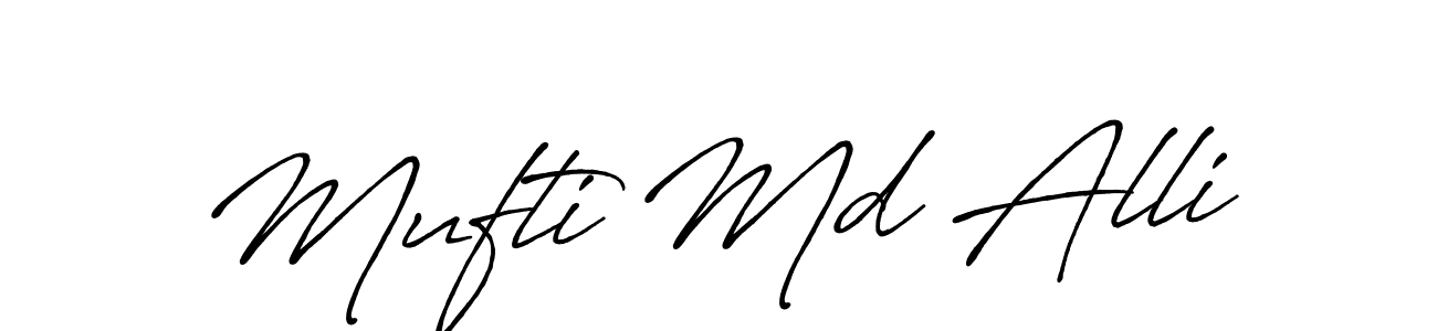 You should practise on your own different ways (Antro_Vectra_Bolder) to write your name (Mufti Md Alli) in signature. don't let someone else do it for you. Mufti Md Alli signature style 7 images and pictures png