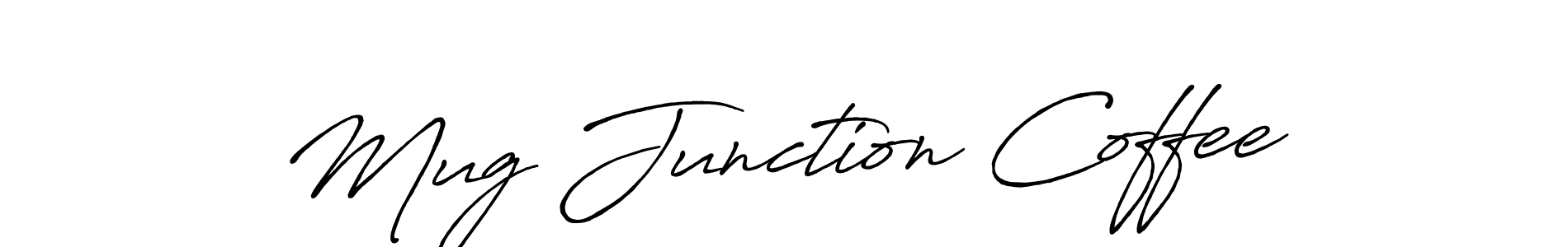 How to Draw Mug Junction Coffee signature style? Antro_Vectra_Bolder is a latest design signature styles for name Mug Junction Coffee. Mug Junction Coffee signature style 7 images and pictures png