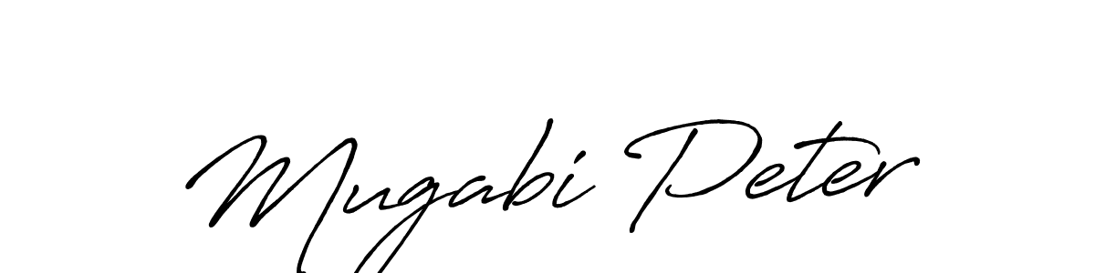 Also You can easily find your signature by using the search form. We will create Mugabi Peter name handwritten signature images for you free of cost using Antro_Vectra_Bolder sign style. Mugabi Peter signature style 7 images and pictures png