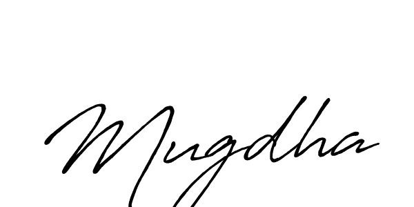 Design your own signature with our free online signature maker. With this signature software, you can create a handwritten (Antro_Vectra_Bolder) signature for name Mugdha. Mugdha signature style 7 images and pictures png