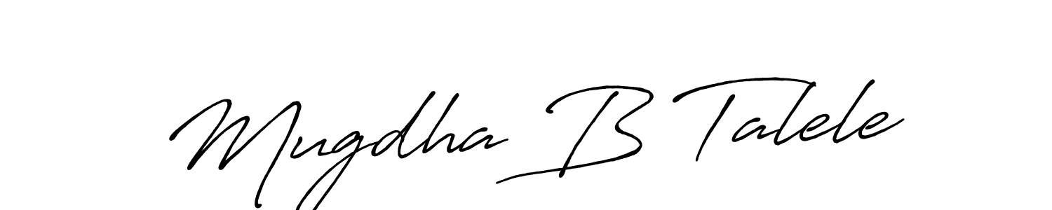 This is the best signature style for the Mugdha B Talele name. Also you like these signature font (Antro_Vectra_Bolder). Mix name signature. Mugdha B Talele signature style 7 images and pictures png