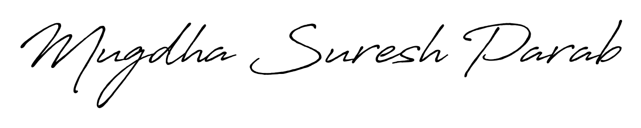 Also You can easily find your signature by using the search form. We will create Mugdha Suresh Parab name handwritten signature images for you free of cost using Antro_Vectra_Bolder sign style. Mugdha Suresh Parab signature style 7 images and pictures png