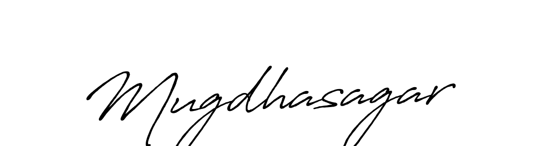 Create a beautiful signature design for name Mugdhasagar. With this signature (Antro_Vectra_Bolder) fonts, you can make a handwritten signature for free. Mugdhasagar signature style 7 images and pictures png