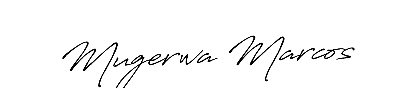 Design your own signature with our free online signature maker. With this signature software, you can create a handwritten (Antro_Vectra_Bolder) signature for name Mugerwa Marcos. Mugerwa Marcos signature style 7 images and pictures png