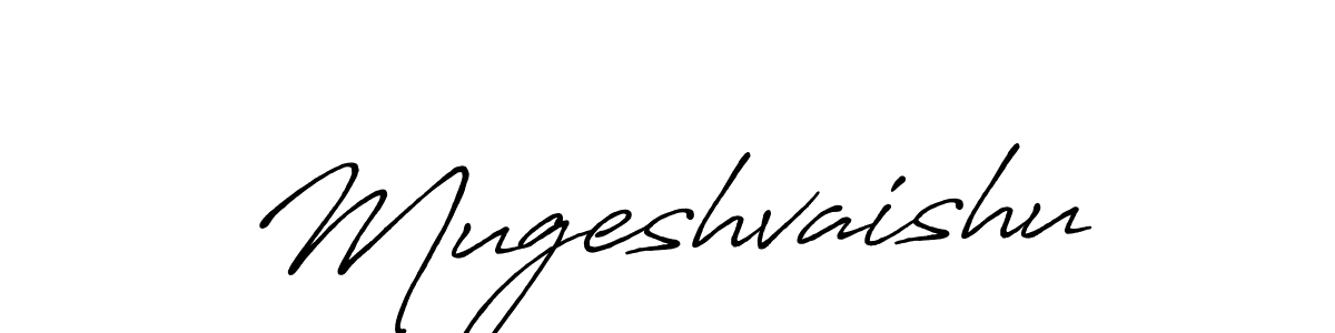 This is the best signature style for the Mugeshvaishu name. Also you like these signature font (Antro_Vectra_Bolder). Mix name signature. Mugeshvaishu signature style 7 images and pictures png