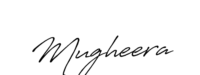 How to make Mugheera name signature. Use Antro_Vectra_Bolder style for creating short signs online. This is the latest handwritten sign. Mugheera signature style 7 images and pictures png