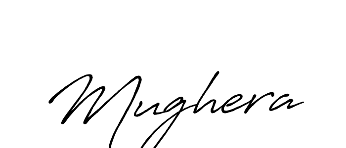 How to make Mughera signature? Antro_Vectra_Bolder is a professional autograph style. Create handwritten signature for Mughera name. Mughera signature style 7 images and pictures png