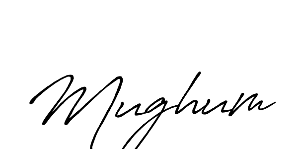 Design your own signature with our free online signature maker. With this signature software, you can create a handwritten (Antro_Vectra_Bolder) signature for name Mughum. Mughum signature style 7 images and pictures png