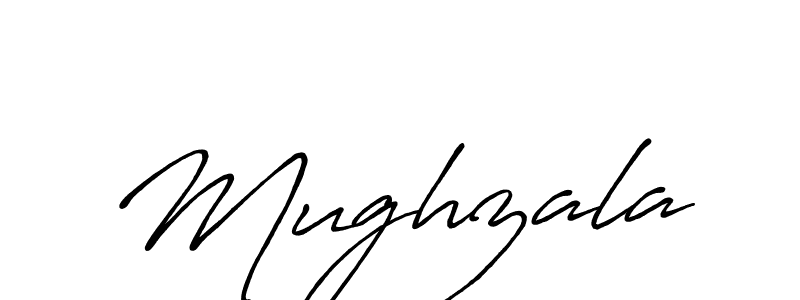 Make a beautiful signature design for name Mughzala. With this signature (Antro_Vectra_Bolder) style, you can create a handwritten signature for free. Mughzala signature style 7 images and pictures png