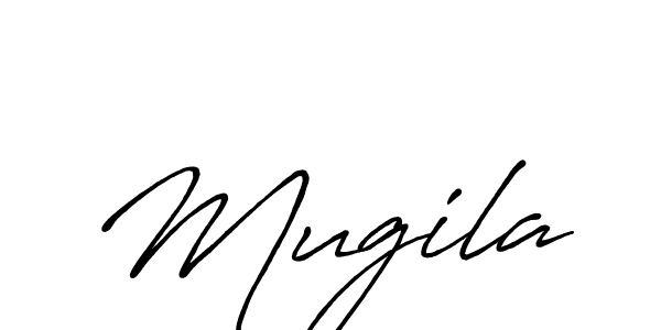 How to make Mugila name signature. Use Antro_Vectra_Bolder style for creating short signs online. This is the latest handwritten sign. Mugila signature style 7 images and pictures png