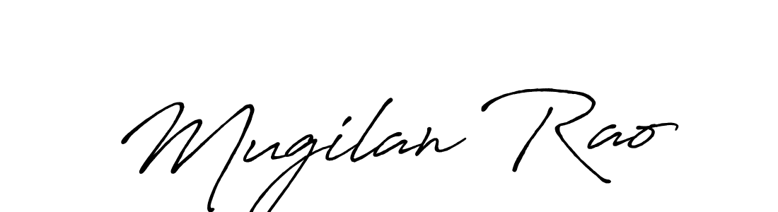 Similarly Antro_Vectra_Bolder is the best handwritten signature design. Signature creator online .You can use it as an online autograph creator for name Mugilan Rao. Mugilan Rao signature style 7 images and pictures png