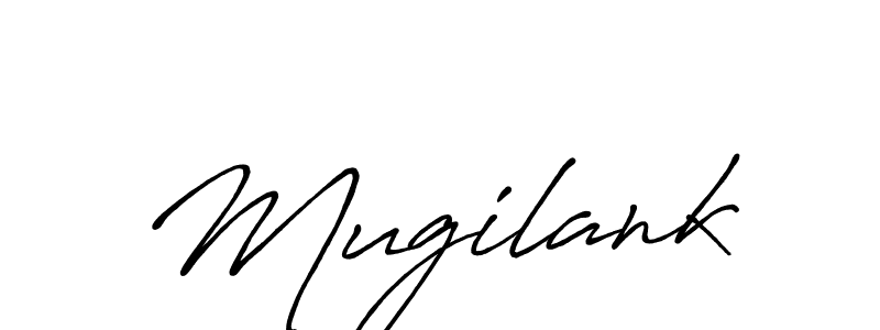 How to make Mugilank name signature. Use Antro_Vectra_Bolder style for creating short signs online. This is the latest handwritten sign. Mugilank signature style 7 images and pictures png