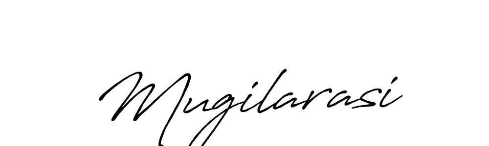 Create a beautiful signature design for name Mugilarasi. With this signature (Antro_Vectra_Bolder) fonts, you can make a handwritten signature for free. Mugilarasi signature style 7 images and pictures png