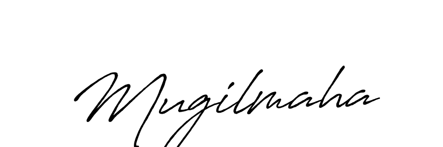 Also You can easily find your signature by using the search form. We will create Mugilmaha name handwritten signature images for you free of cost using Antro_Vectra_Bolder sign style. Mugilmaha signature style 7 images and pictures png