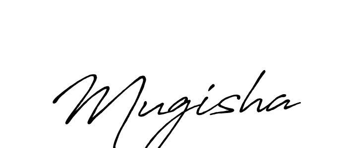 Also we have Mugisha name is the best signature style. Create professional handwritten signature collection using Antro_Vectra_Bolder autograph style. Mugisha signature style 7 images and pictures png