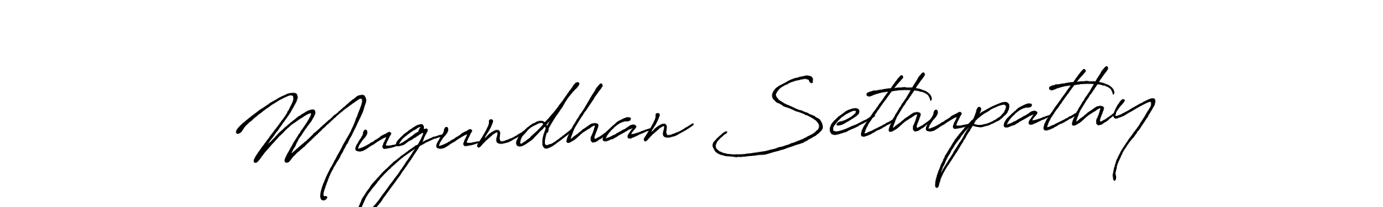 Make a beautiful signature design for name Mugundhan Sethupathy. Use this online signature maker to create a handwritten signature for free. Mugundhan Sethupathy signature style 7 images and pictures png