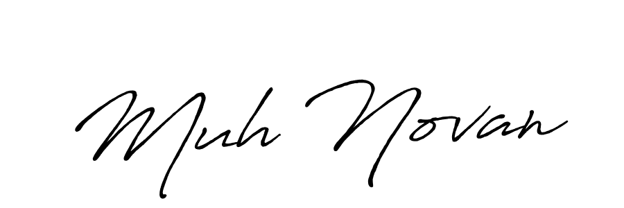 Make a beautiful signature design for name Muh Novan. Use this online signature maker to create a handwritten signature for free. Muh Novan signature style 7 images and pictures png