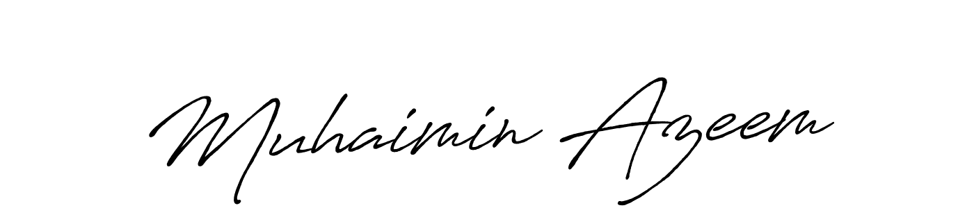 Here are the top 10 professional signature styles for the name Muhaimin Azeem. These are the best autograph styles you can use for your name. Muhaimin Azeem signature style 7 images and pictures png