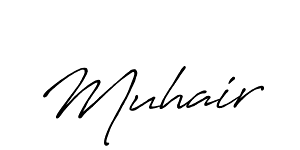 Design your own signature with our free online signature maker. With this signature software, you can create a handwritten (Antro_Vectra_Bolder) signature for name Muhair. Muhair signature style 7 images and pictures png