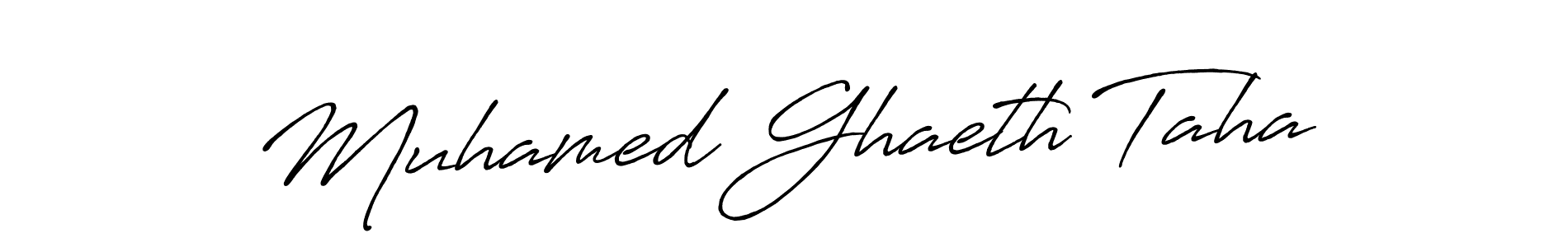It looks lik you need a new signature style for name Muhamed Ghaeth Taha. Design unique handwritten (Antro_Vectra_Bolder) signature with our free signature maker in just a few clicks. Muhamed Ghaeth Taha signature style 7 images and pictures png