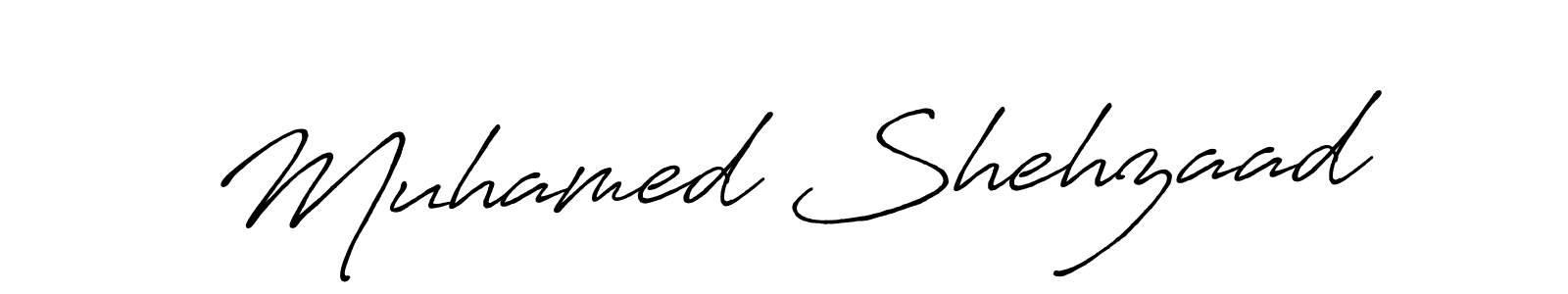 Also You can easily find your signature by using the search form. We will create Muhamed Shehzaad name handwritten signature images for you free of cost using Antro_Vectra_Bolder sign style. Muhamed Shehzaad signature style 7 images and pictures png