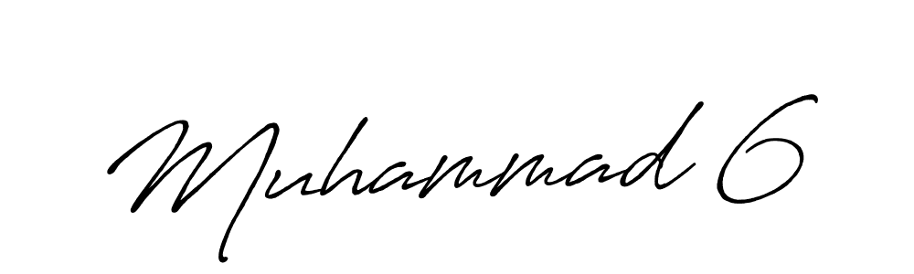 How to make Muhammad 6 name signature. Use Antro_Vectra_Bolder style for creating short signs online. This is the latest handwritten sign. Muhammad 6 signature style 7 images and pictures png