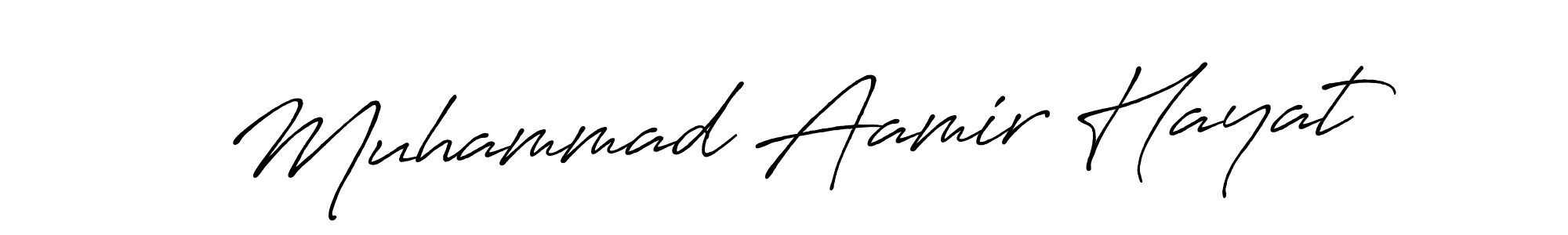 Once you've used our free online signature maker to create your best signature Antro_Vectra_Bolder style, it's time to enjoy all of the benefits that Muhammad Aamir Hayat name signing documents. Muhammad Aamir Hayat signature style 7 images and pictures png