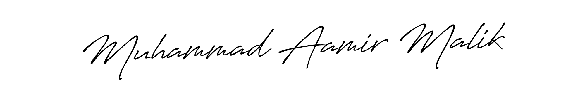 Also You can easily find your signature by using the search form. We will create Muhammad Aamir Malik name handwritten signature images for you free of cost using Antro_Vectra_Bolder sign style. Muhammad Aamir Malik signature style 7 images and pictures png