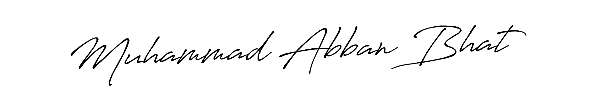 if you are searching for the best signature style for your name Muhammad Abban Bhat. so please give up your signature search. here we have designed multiple signature styles  using Antro_Vectra_Bolder. Muhammad Abban Bhat signature style 7 images and pictures png