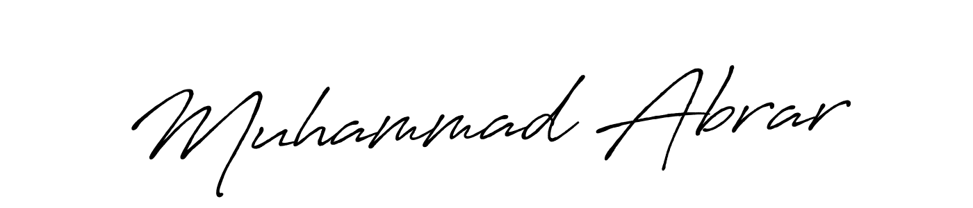 Make a beautiful signature design for name Muhammad Abrar. Use this online signature maker to create a handwritten signature for free. Muhammad Abrar signature style 7 images and pictures png