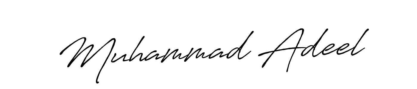 It looks lik you need a new signature style for name Muhammad Adeel. Design unique handwritten (Antro_Vectra_Bolder) signature with our free signature maker in just a few clicks. Muhammad Adeel signature style 7 images and pictures png