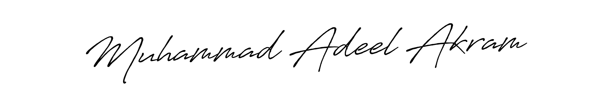 Create a beautiful signature design for name Muhammad Adeel Akram. With this signature (Antro_Vectra_Bolder) fonts, you can make a handwritten signature for free. Muhammad Adeel Akram signature style 7 images and pictures png