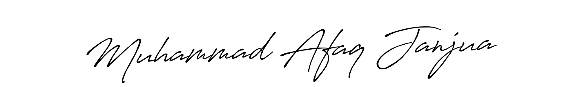 Muhammad Afaq Janjua stylish signature style. Best Handwritten Sign (Antro_Vectra_Bolder) for my name. Handwritten Signature Collection Ideas for my name Muhammad Afaq Janjua. Muhammad Afaq Janjua signature style 7 images and pictures png
